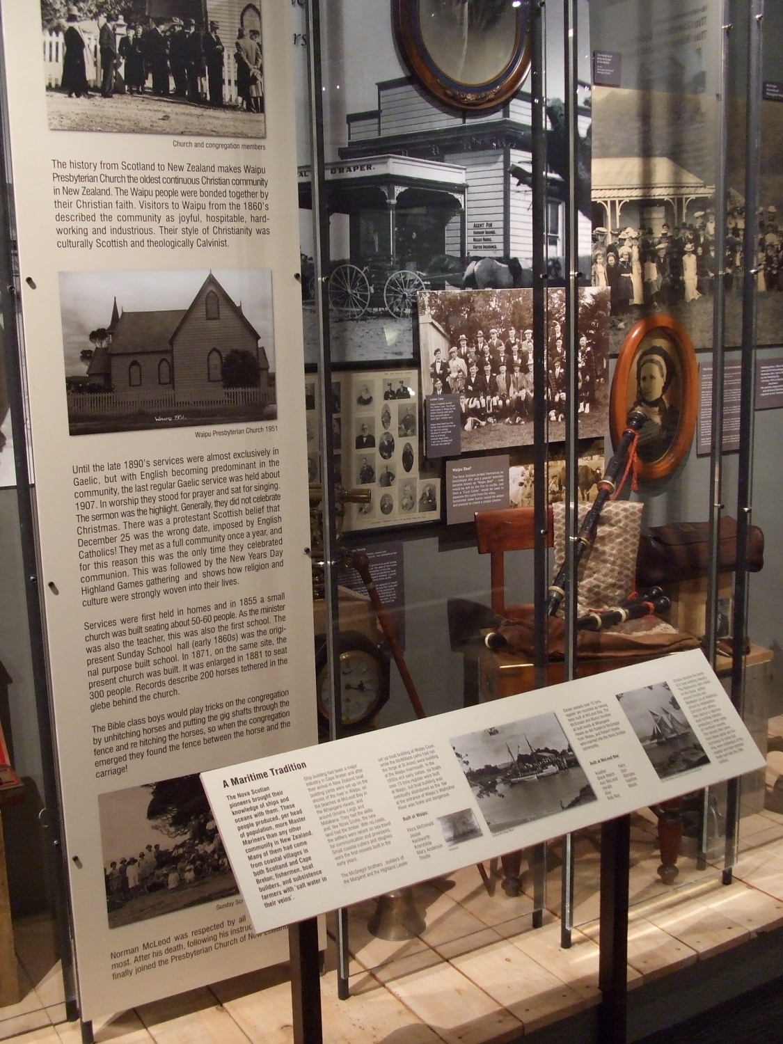 Waipu Scottish Migration Museum/Online Shop/Photo Museum Display 4