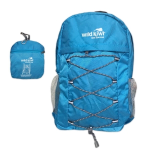 Waipu Scottish Migration Museum/Online Shop/Wild Kiwi Packable Backpack Blue
