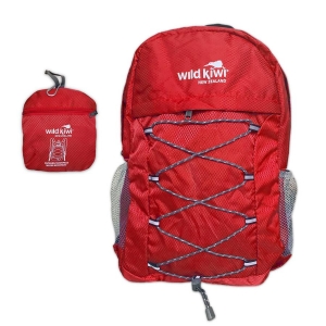 Waipu Scottish Migration Museum/Online Shop/Wild Kiwi Packable Backpack Red