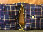 Waipu Museum/Online Shop/Waipu Tartan Cushion Cover Yellow Trim