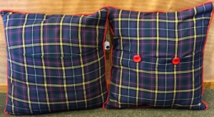Waipu Scottish Migration Museum/Online Shop/Waipu Tartan Cushion Cover Red Trim