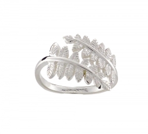 Waipu Scottish Migration Museum/Online Shop/Double fern sterling silver ring
