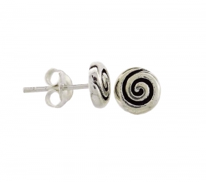 Waipu Scottish Migration Museum/Online Shop/Koru sterling silver stud earrings